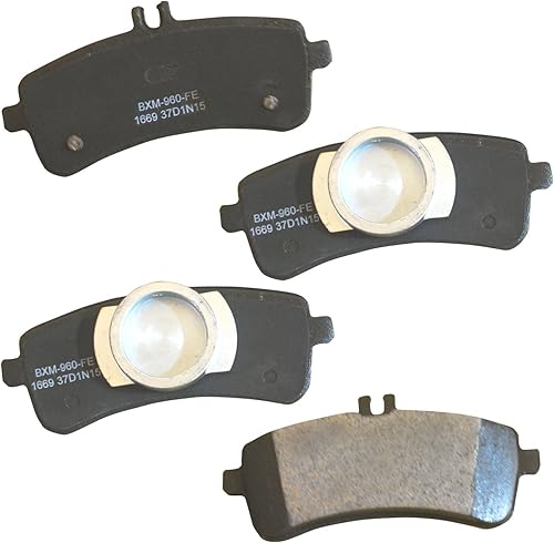 Vista 381 de Bendix Premium SBM8 - Pastillas de freno semimetálicas Premium para modelos seleccionados Buick Special, Camaro, Corvette, Phaeton, Olds F85, Vista