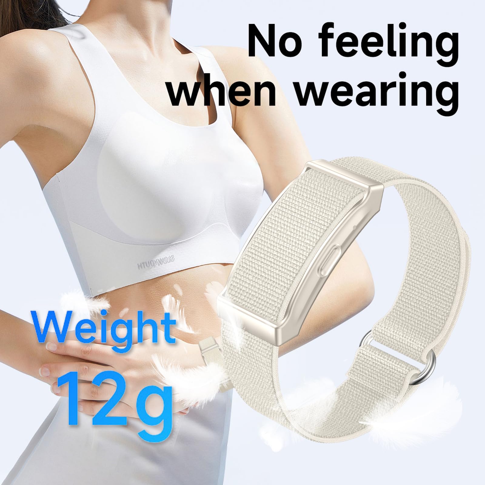 Smart Band Fitness Tracker Health Wristband contapassi contapassi | Monitoraggio del sonno, cardiofrequenzimetro, con contapassi, distanza, calorie, compatibile con telefoni Android e iOS