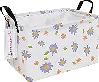 Vista 19 de QUEENLALA Cesta para la colada rectangular/Cesta para la ropa sucia plegable para guardería para organizar/contenedores de almacenamiento/cestas