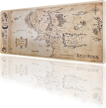 LOTR Lord of the Rings Game Gaming Keyboard Mouse Pad 80x40 cm