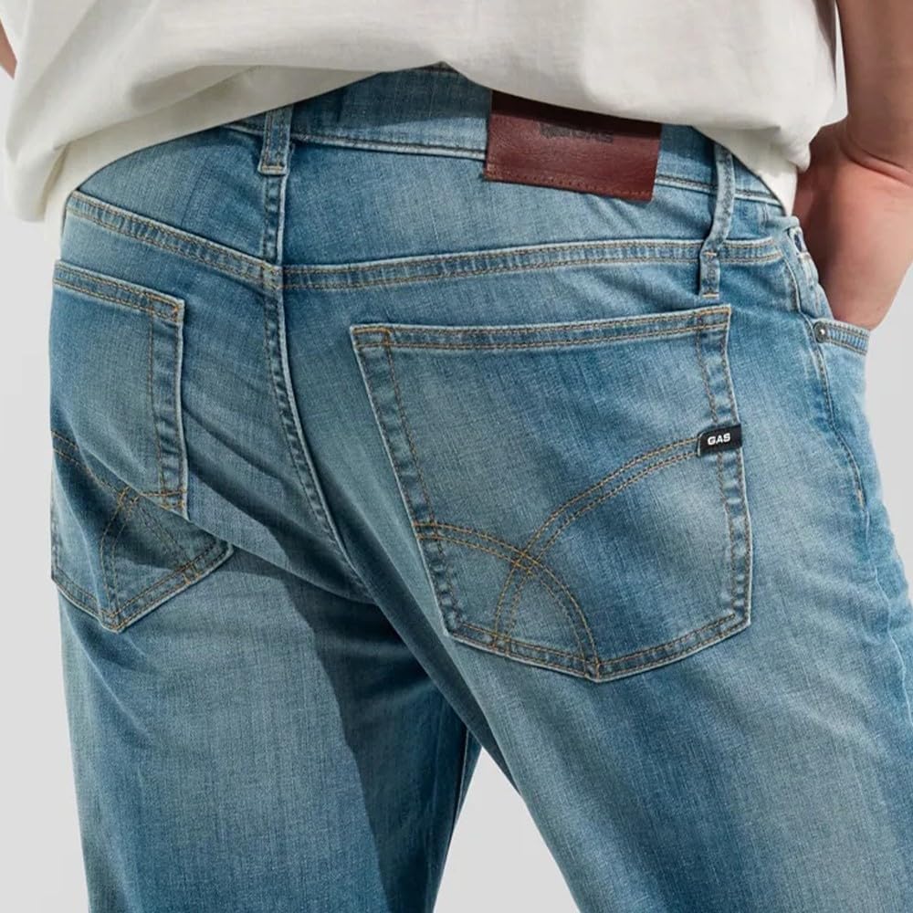 gas Jeans Leggero 8.70 oz Stretch Albert 25mm