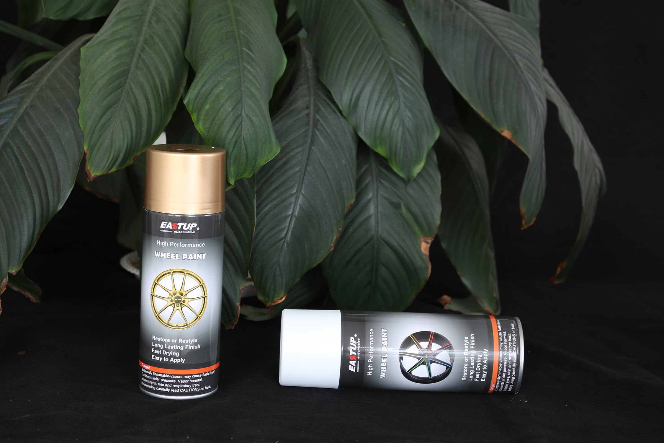 EASTUP Premium Metallic Flash Light Blue Acrylic Enamel Wheel Paint - Brilliant Finish, High Durability, Fade-resistant, Quick Drying Rim Coating Spray Paint.