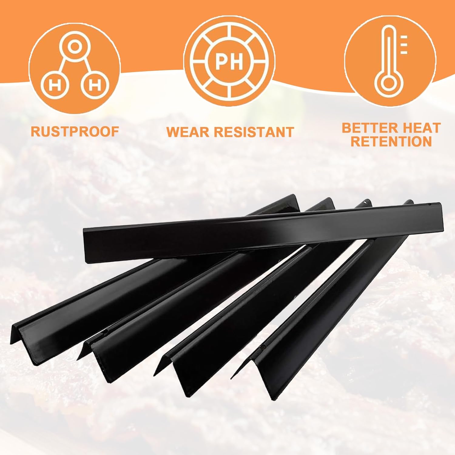 Grill Parts for Weber Genesis Silver A Gas Grills Replacement, Spirit 200 SER (Model YRS Prior To 2013), Spirit 500, for Weber Flavorizer Bars 7534 7535 65943 65902 & Burner Tube Kit 7507 10404 10459