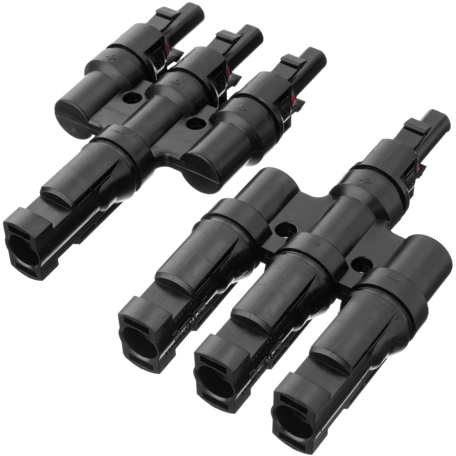 Spartan Power T Branch 3 to 1 Connector Parallel Solar Panel Cable Connectors MFFF + MMMF