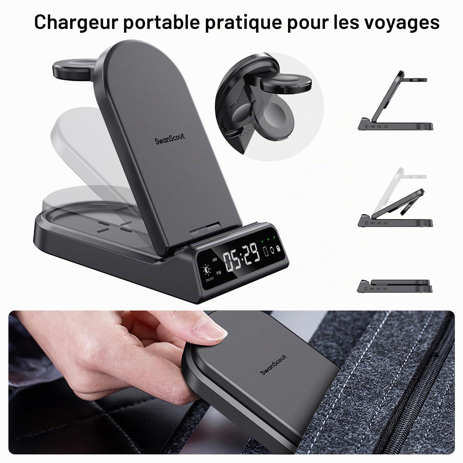 Chargeur sans Fil pour Samsung Z Fold 8/Z Flip 8/S26