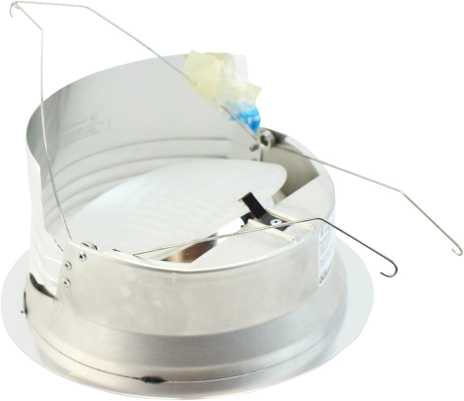 Lightolier LW7CLW 7 1/2" Aperture, PAR38 Lamp, Lensed Wall Washer, Clear, White Flange, Recessed Lighting Trim