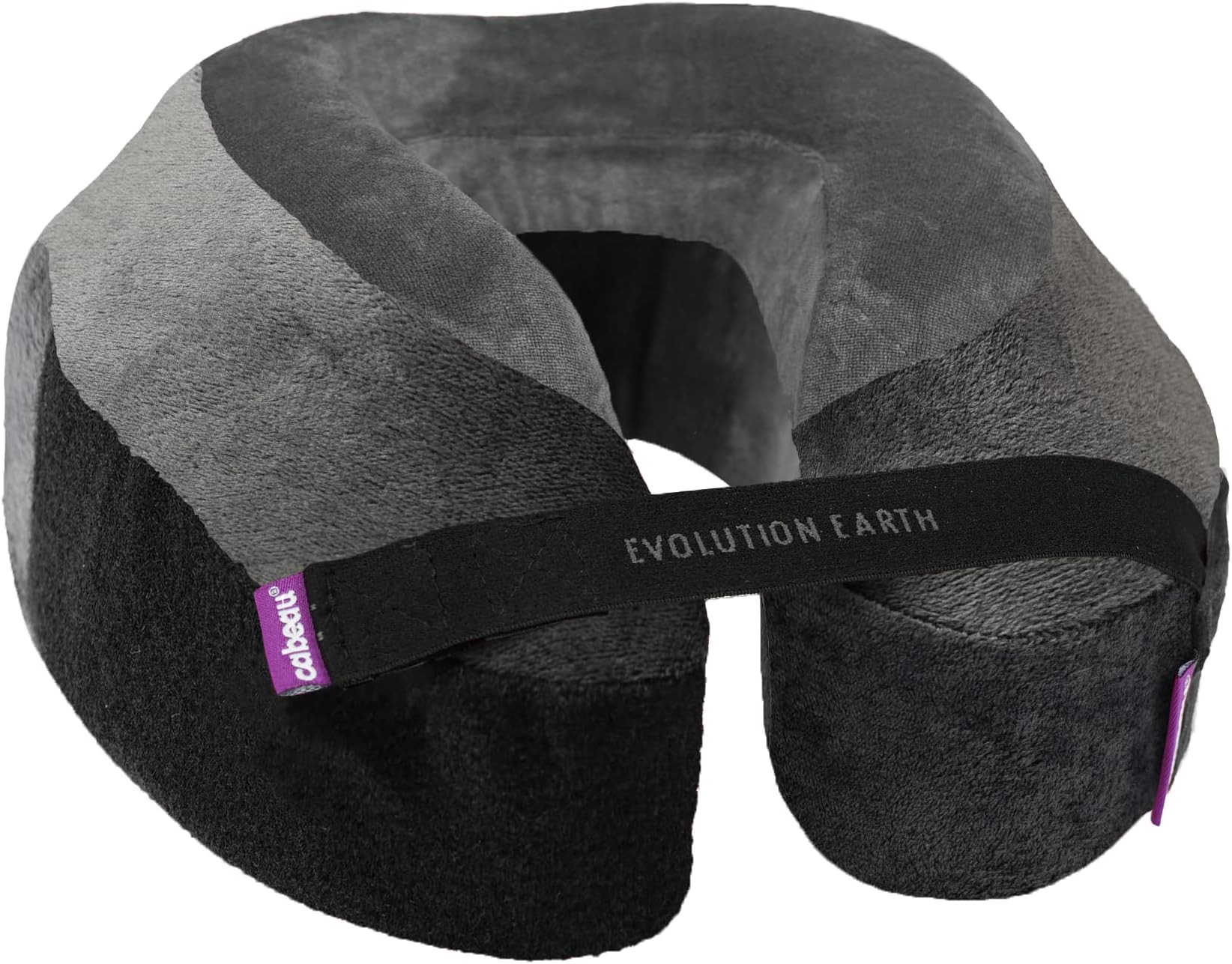 Cabeau Evolution Earth Travel Neck Support Pillow Neck Pillow for Traveling - Memory Foam Airplane Pillow with 360-Degree Comfort - Head & Chin Support Pillows for Sleeping Upright - Wind, grey, Wind