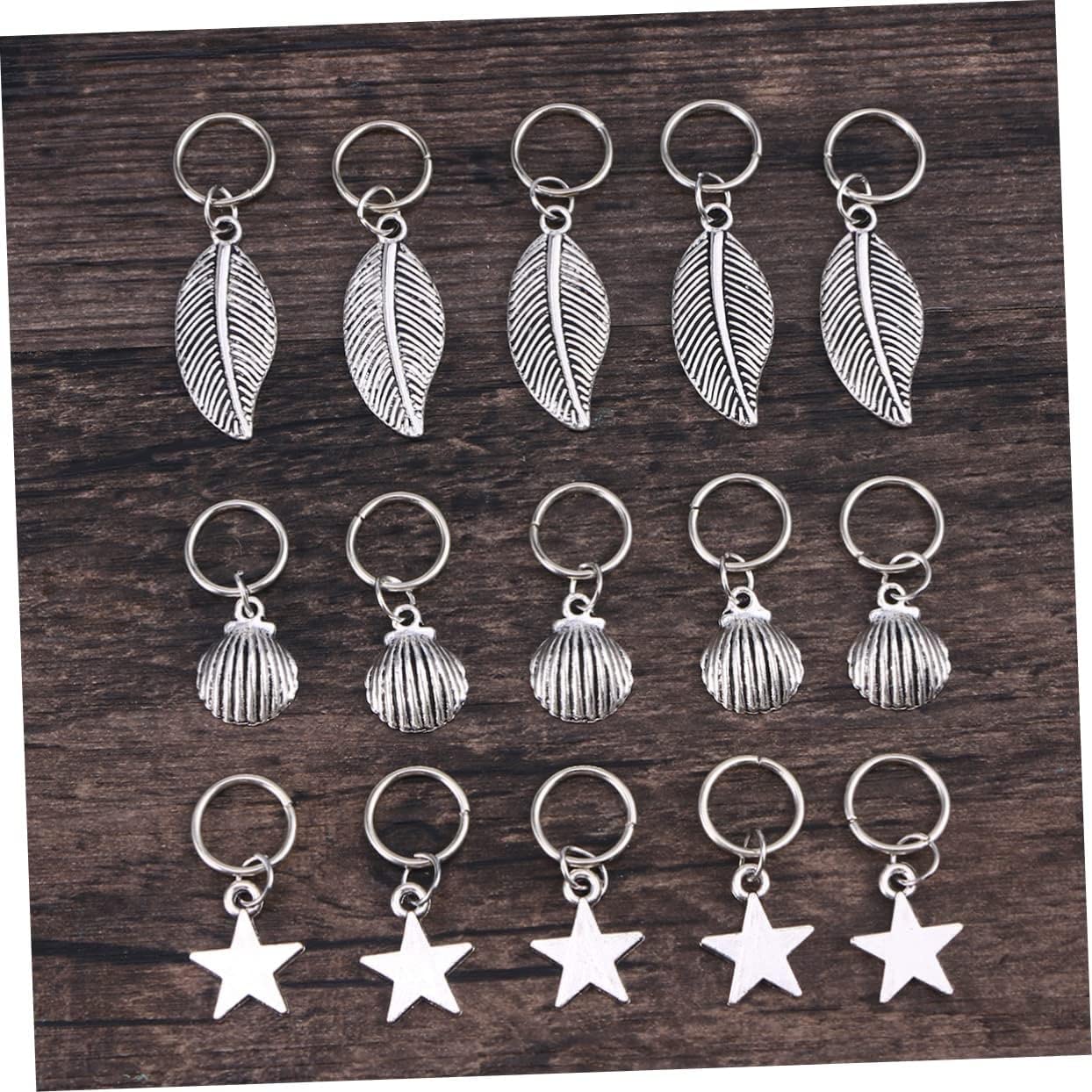 Épingles à cheveux Pinces à cheveux for femmes 105 Pcs Voiture Bling Accessoires for femmes Cheveux for tresses Pinces à cheveux en métal for dreadlock Poignets en métal Anneau de cheveux Décorations