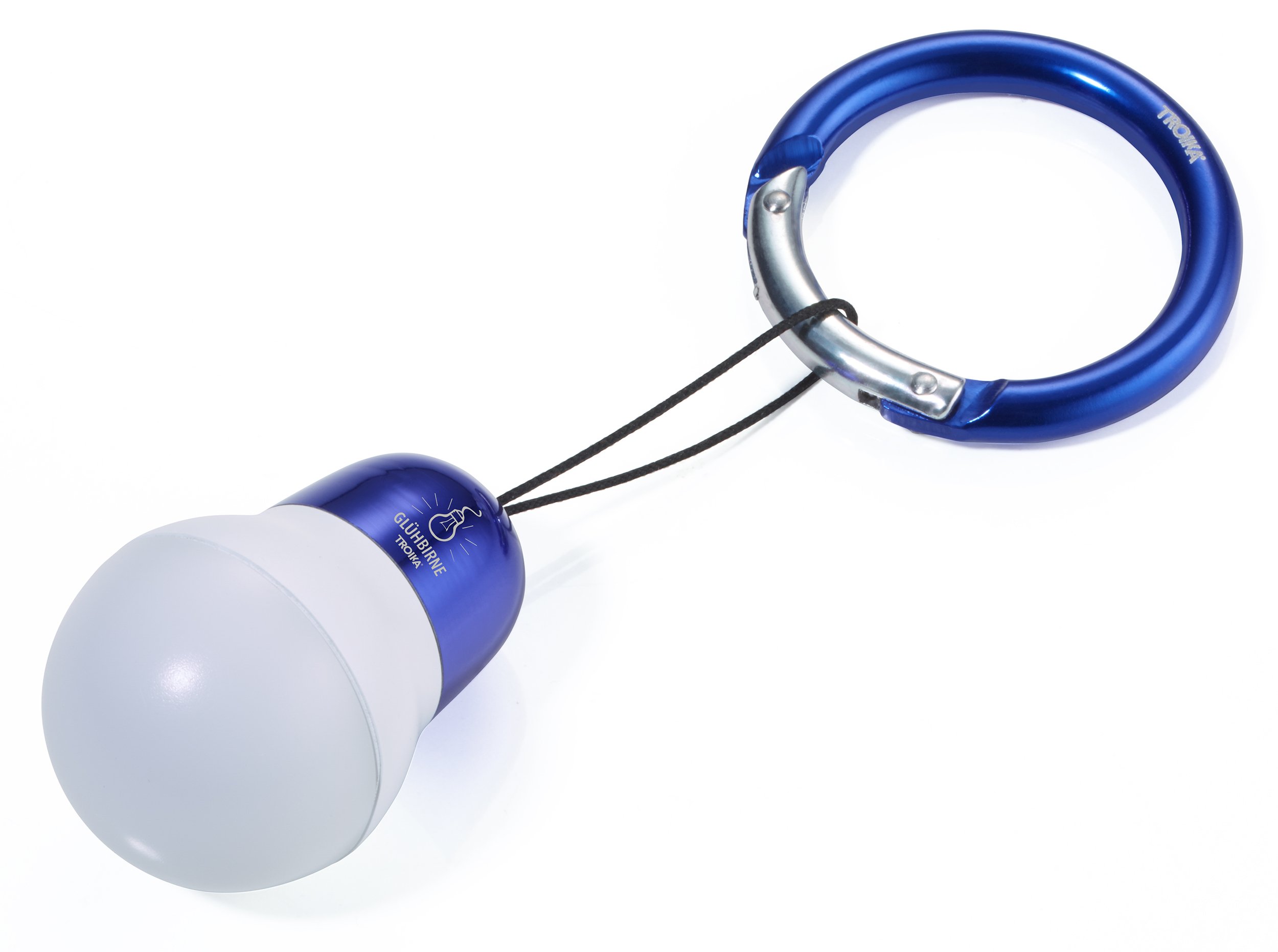 TROIKA BAG LIGHT Linterna de llavero LED Azul, Blanco