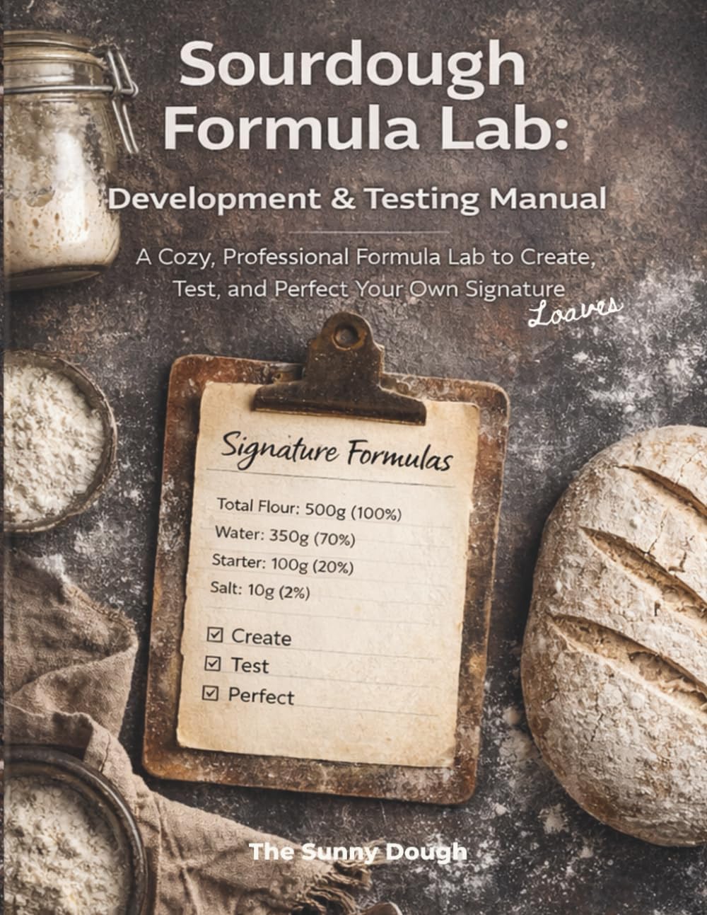 Sourdough Formula Lab: Recipe Development & Testing Workbook to Create, Track, and Perfect Your Own Signature Loaves (Advanced Sourdough and Cottage Bakers Collection)