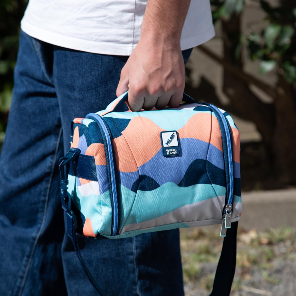 MILAN® Bolsa isotérmica porta alimentos gran capacidad (5 l) serie The Fun, azul