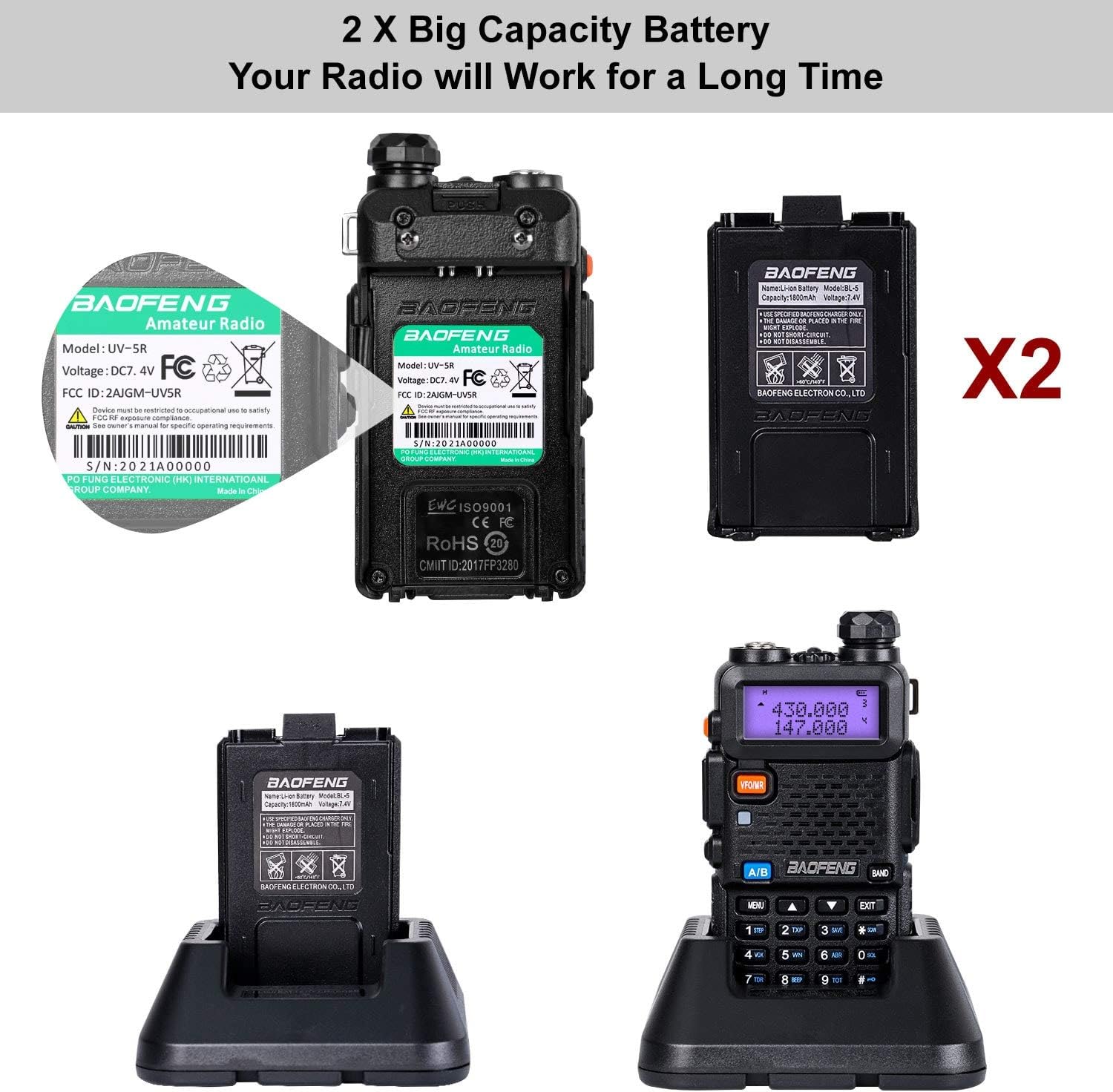 Black Friday - 80% OFF BaoFeng Radio UV-5R Ham Radio (6 Pack) + 1pcs TIDRADIO Driver Free Programming Cable + 6pcs TD-771 Antennas and Radio Mics + 12pcs 1800mAh Batteries BaoFeng Walkie Talkie Amazing 🔥 BaoFeng Radio UV-5R Ham Radio (6 Pack) + 1pcs TIDRADIO Driver Free Programming Cable + 6pcs TD-771 Antennas and Radio Mics + 12pcs 1800mAh Batteries BaoFeng Walkie Talkie