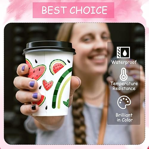 Miniatura 6 de YOKUSHI Envolturas de vasos UV DTF para 16 onzas, 15 hojas de calcomanías temáticas oceánicas UV DTF envolturas de tazas de transferencia para vasos