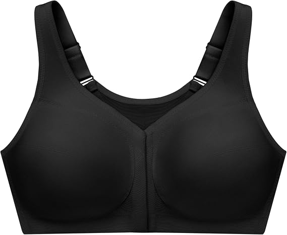 Glamorise Full Figure Plus Size MagicLift Front-Closure Posture Back Bra Wirefree #1265