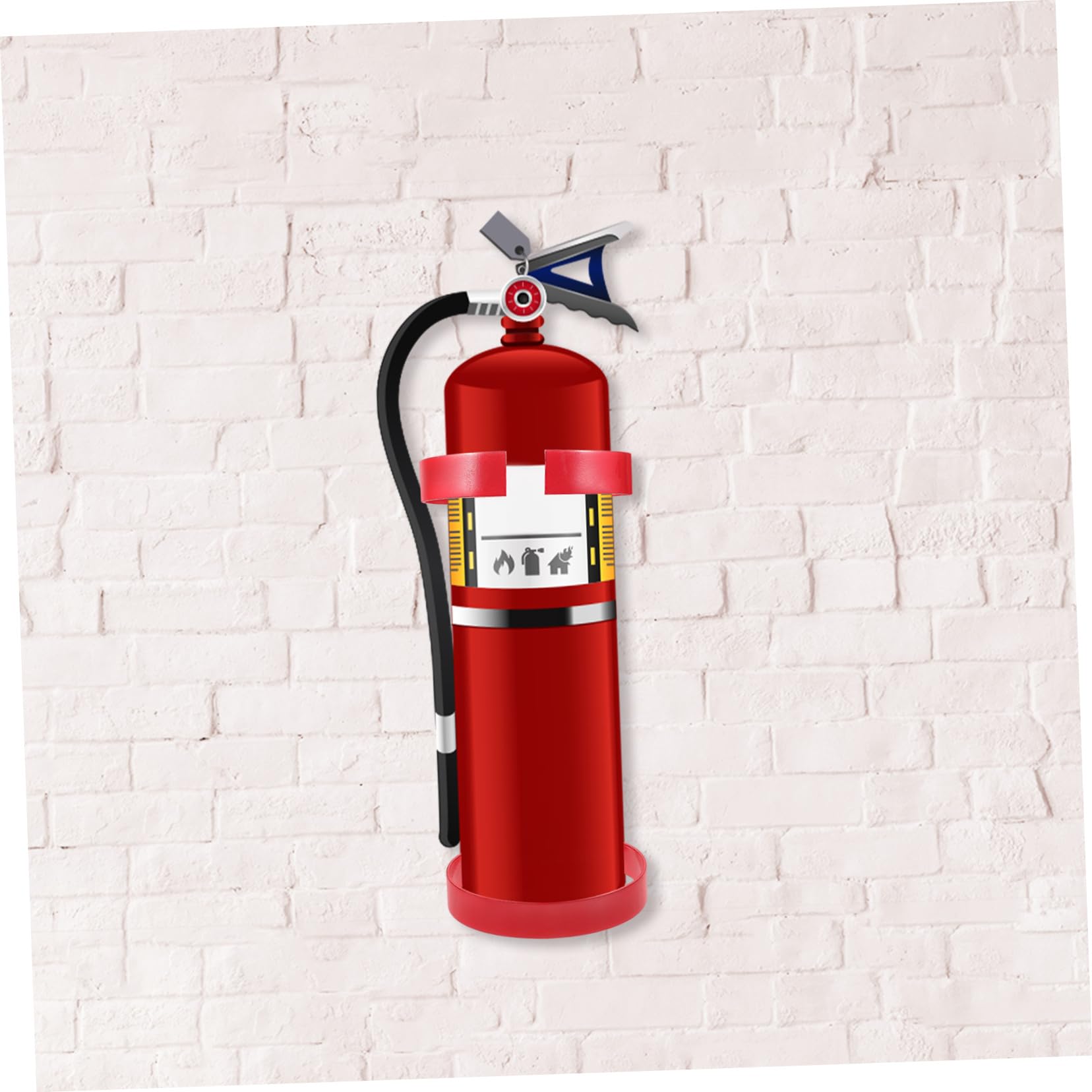 Tofficu Soporte Metálico Soporte de Pared de 5-6kg para Extintor de Incendios Resistente y Fácil de Usar Color Rojo y Material Hierro para Vehículo y Coche