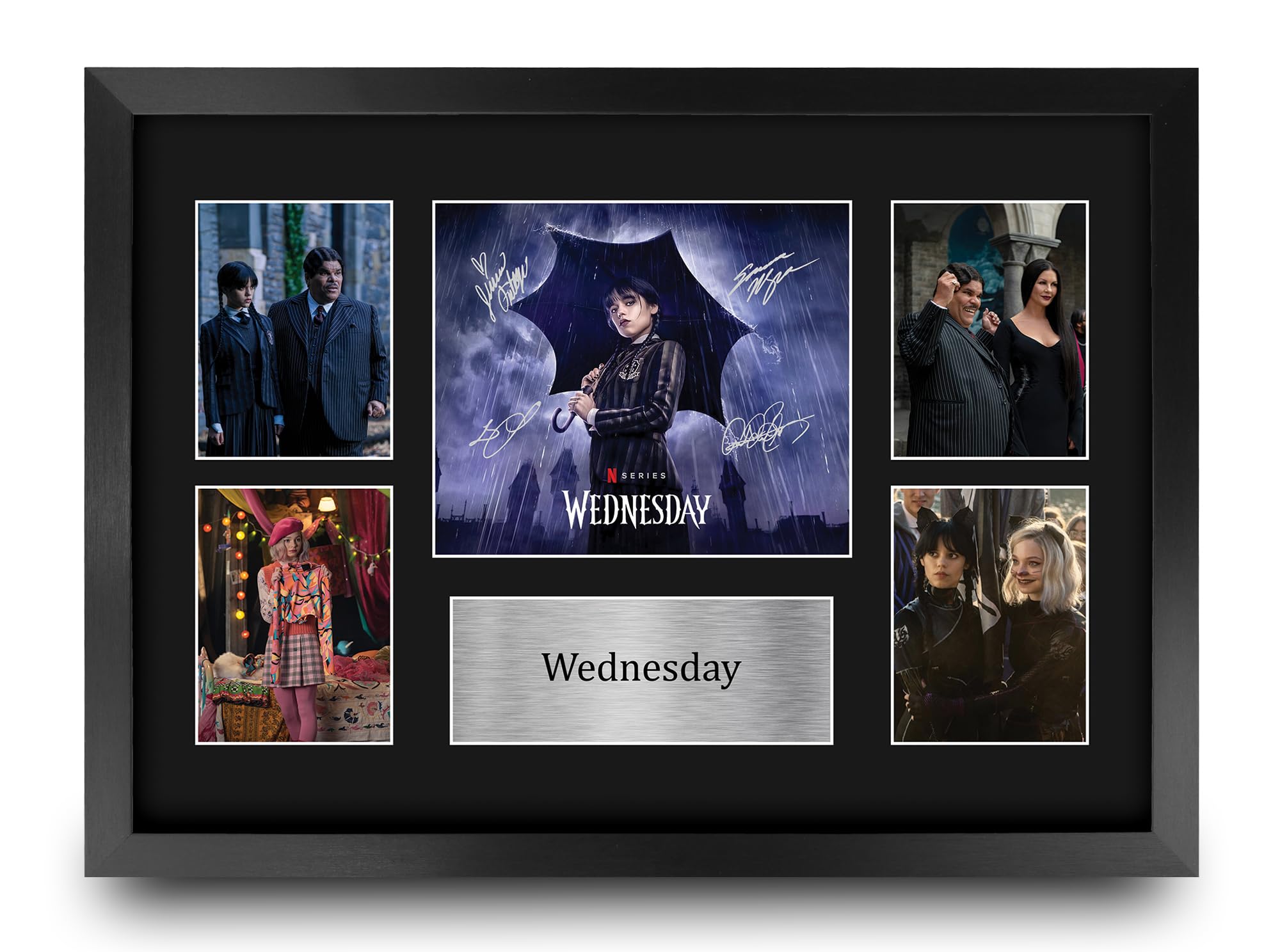 Wednesday Addams Autograph Montage Review: Gothic Decor Guide