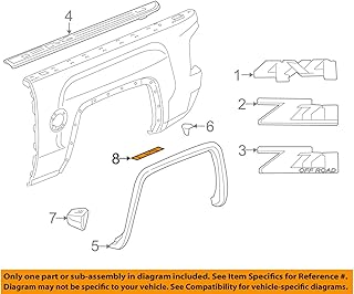 GM 22801025 PROTECTOR,RR PUBX PAINTANTHRACITE