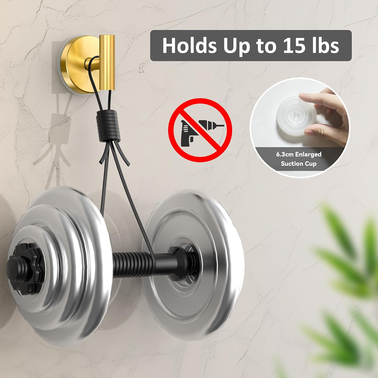 MOTAIPEAK Suction Cup Hooks for Shower, Shower Hooks for Inside Shower, No Drill Towel Hooks for Bathroom, Removable Suction Hooks for Glass, Mirror, Tile, Waterproof, Rustproof – Gold (4 Pack)