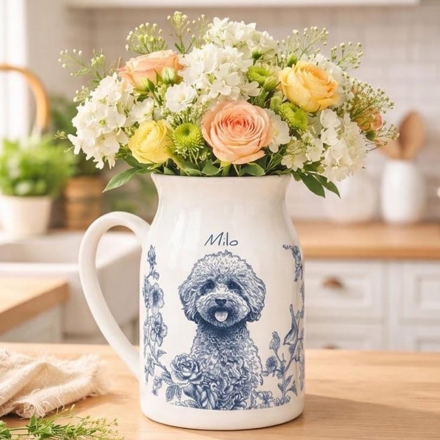 Personalized to My Daughter Vase, Custom Mothers Day Flower Vase for Daughter, for Daughters, New Mom Gift for Daughters, The Only Thing Better Than Being Your Mother — view 10
