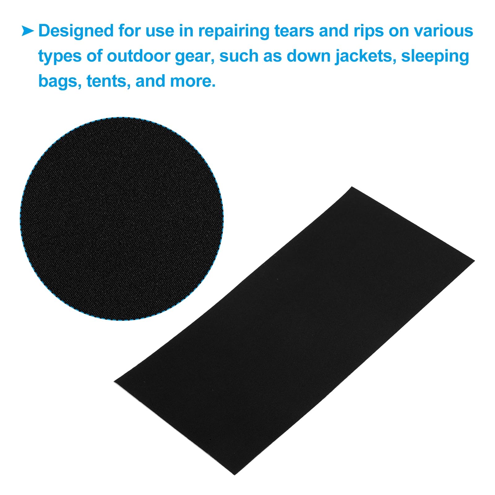 Kit De Réparation Auto-adhésif Patikil – 12 Patches Nylon Pour Vestes, Tentes Et équipement Outdoor – Orange – 3x2 Cm