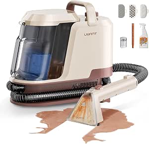Uwant Carpet Cleaner Machine 22Kpa Portable Carpet Cleaner for Pet, Upholstery Cleaner Machine with Oxy Solution Set of 1 for Spot, Cars, Rug, Furniture