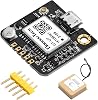 GPS Module Receiver,Navigation Satellite Positioning NEO-6M Arduino GPS, Drone Microcontroller, GPS Receiver Compatible with 51 Microcontroller STM32 Arduino UNO R3 with Antenna High Sensitivity