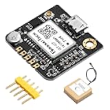 GPS Module Receiver,Navigation Satellite Positioning NEO-6M (Arduino GPS, Drone Microcontroller, GPS Receiver) Compatible with 51 Microcontroller STM32 Arduino UNO R3 with Antenna High Sensitivity