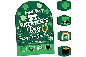 Big Dot of Happiness Shamrock St. Patrick's Day Scavenger Hunt Kit