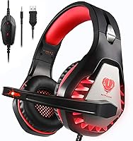 Vista 7 de Auriculares para juegos para PS4, Xbox One, PC, PS5, portátil, Mac, para Nintendo Switch, cancelación de ruido de 0.138 pulgadas con micrófono