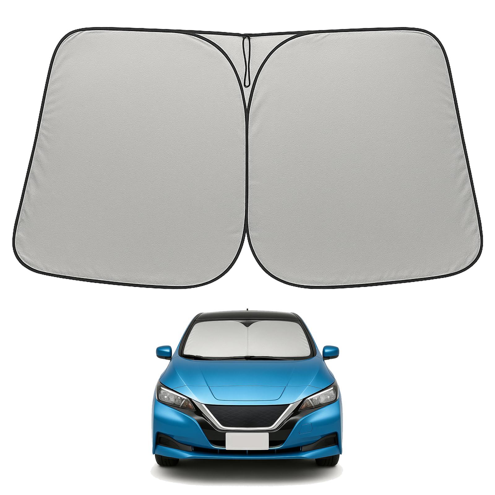 Proadsy Custom Fit 2018-2026 Nissan Leaf Windshield Sun Shade, Blocks Heat