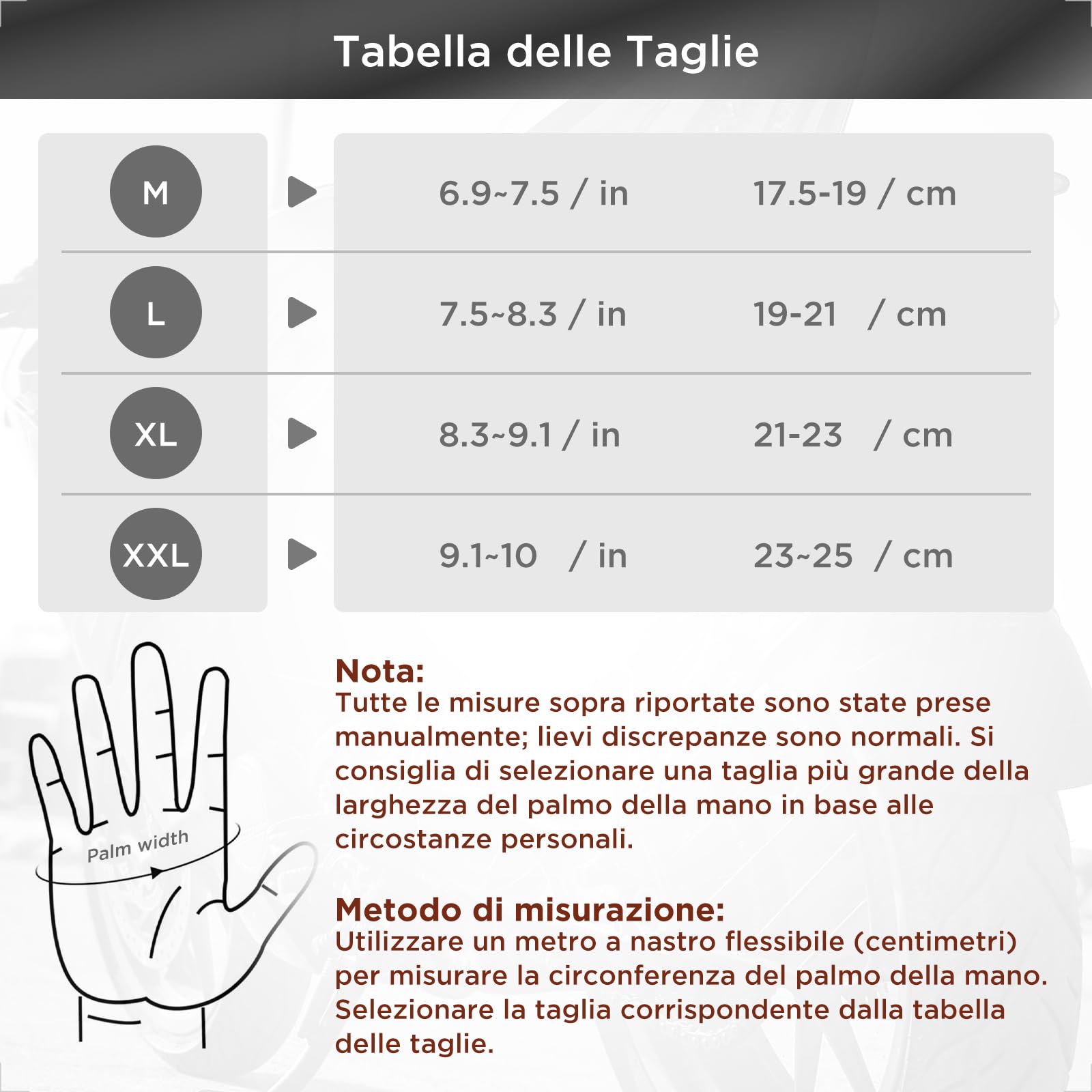 evermotor Guanti da moto, guanti da moto uomo donna, guanti estivi touchscreen per moto, motocross, scooter, ciclomotore, quad, ATV, mountain bike