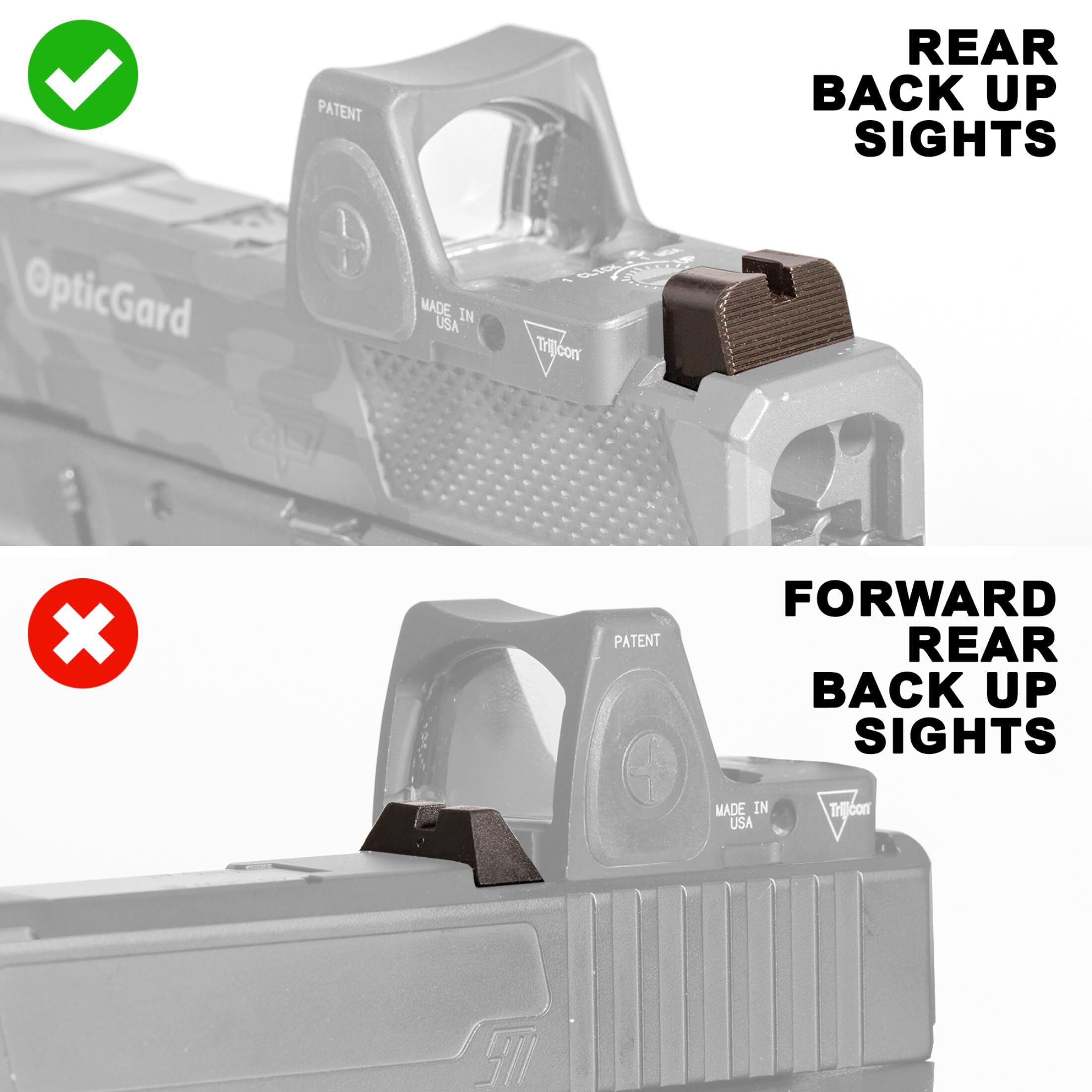 OpticGard boîtier de Protection pour Trijicon RMR
