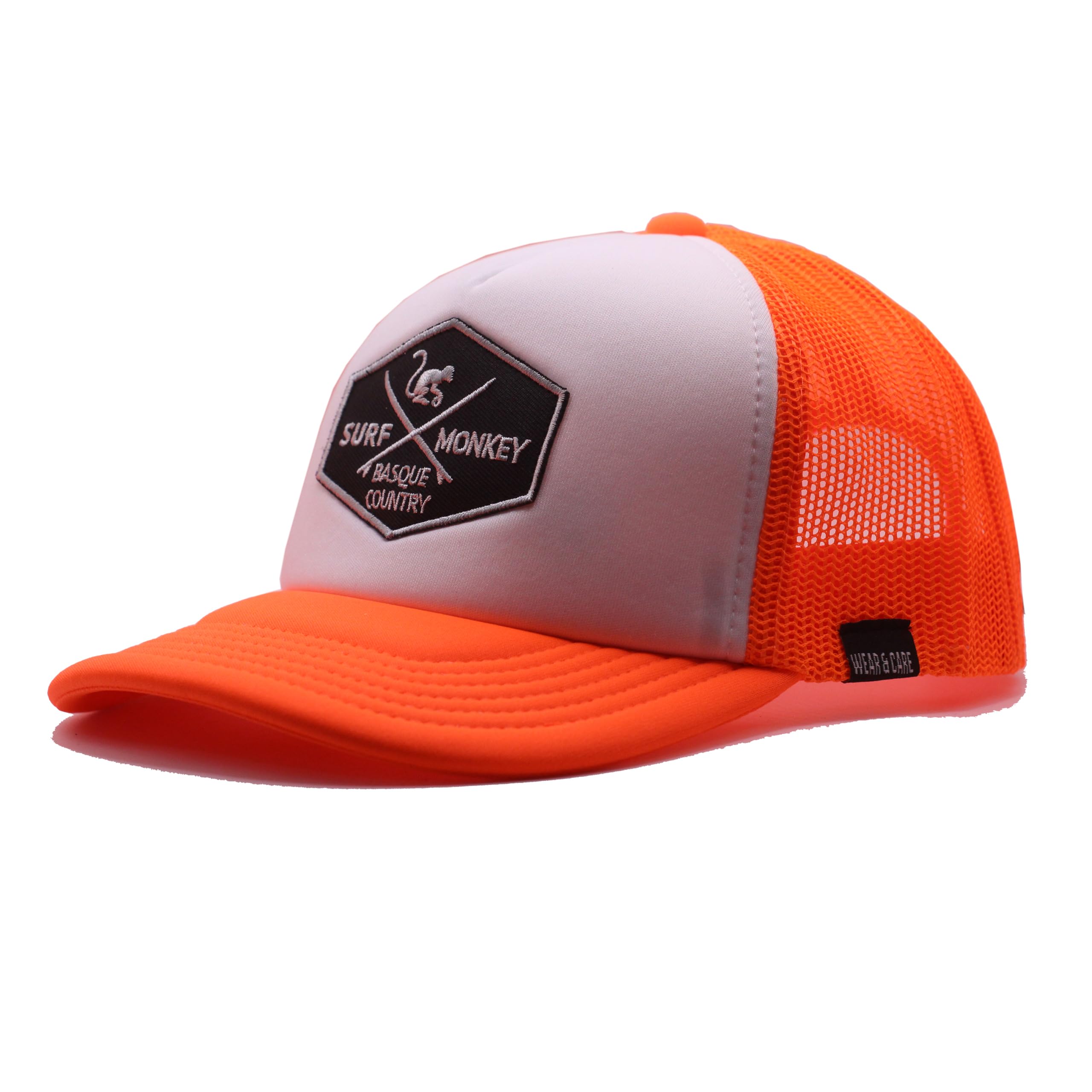 Surf Monkey Gorra Trucker Acolchada con Rejilla para Niño/Niña 6-12 años