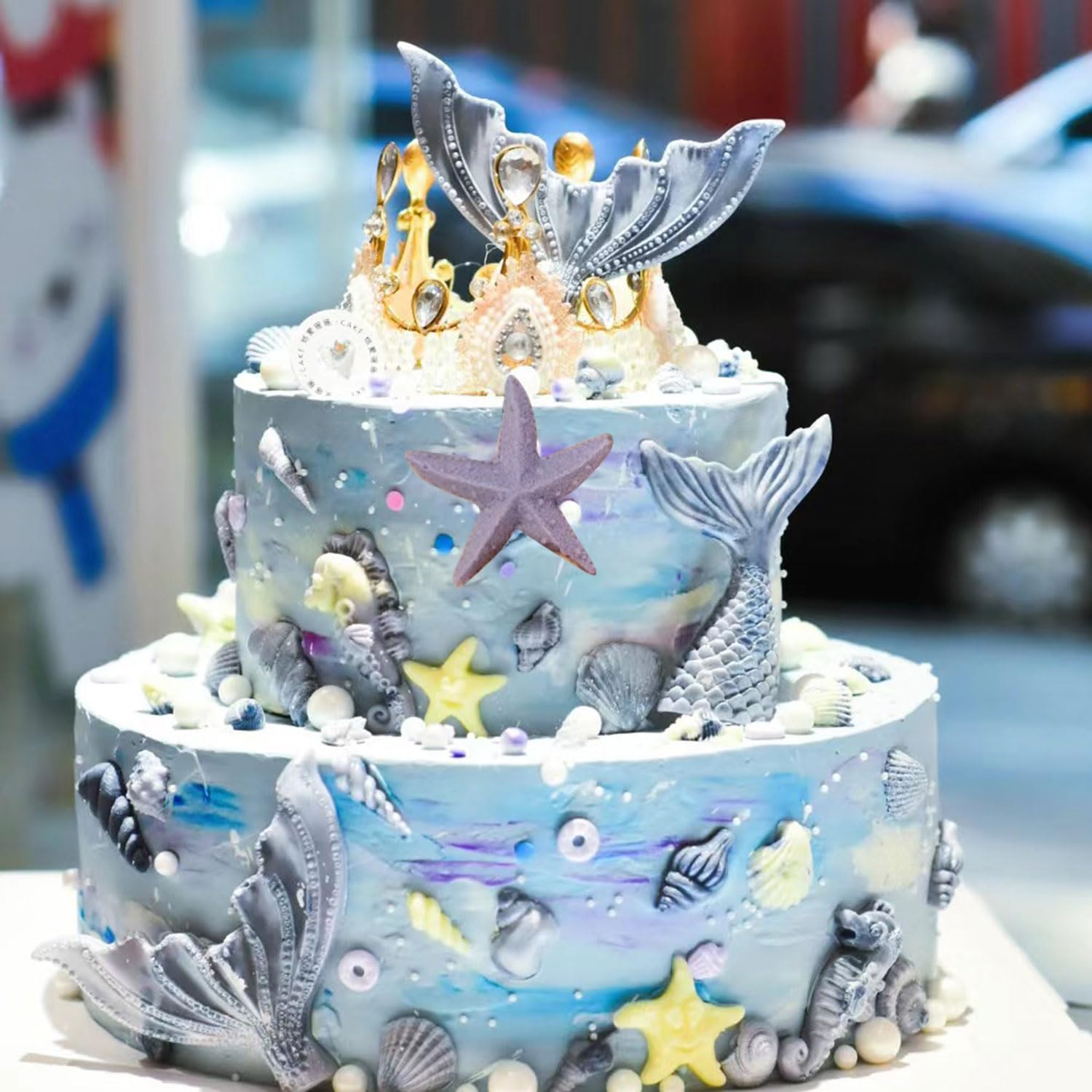 Stampo Silicone Stella Marina - Per Torte, Cioccolato, Saponi | Tema Marino 8x8cm - Foto 10