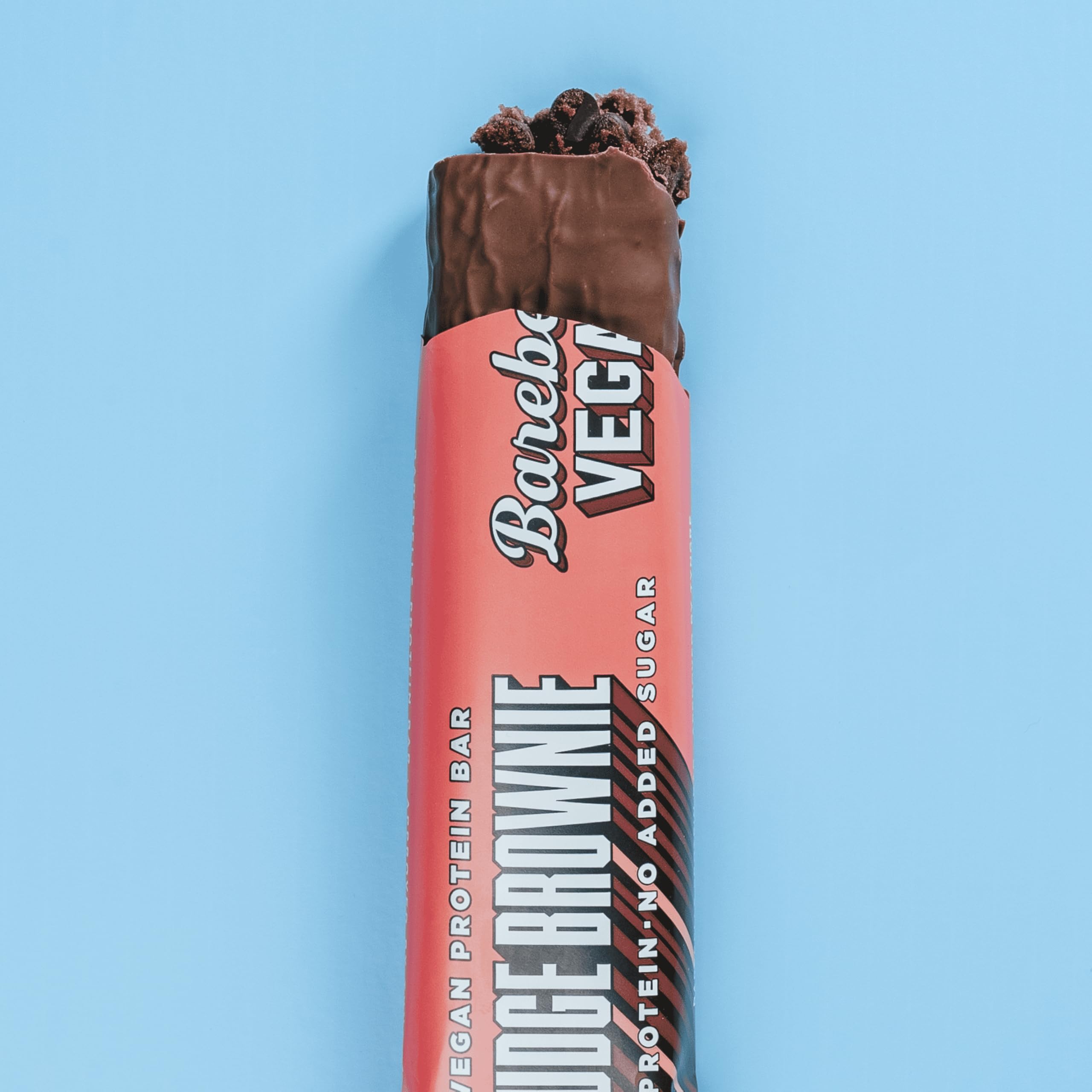 Barebells - Barritas Proteína Vegana - 15g Protein x Bar - Baja en azúcar - Baja en Calorías - Sin Aceite de Palma - Vegan Fudge Brownie (12 Barritas x 55g)