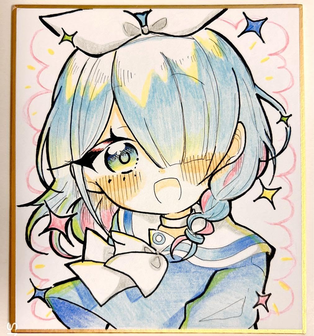 【あ】創作 手描きイラスト ⑧ Amazon.co.jp: ブルアカ 手描き イラスト アロナ : おもちゃ