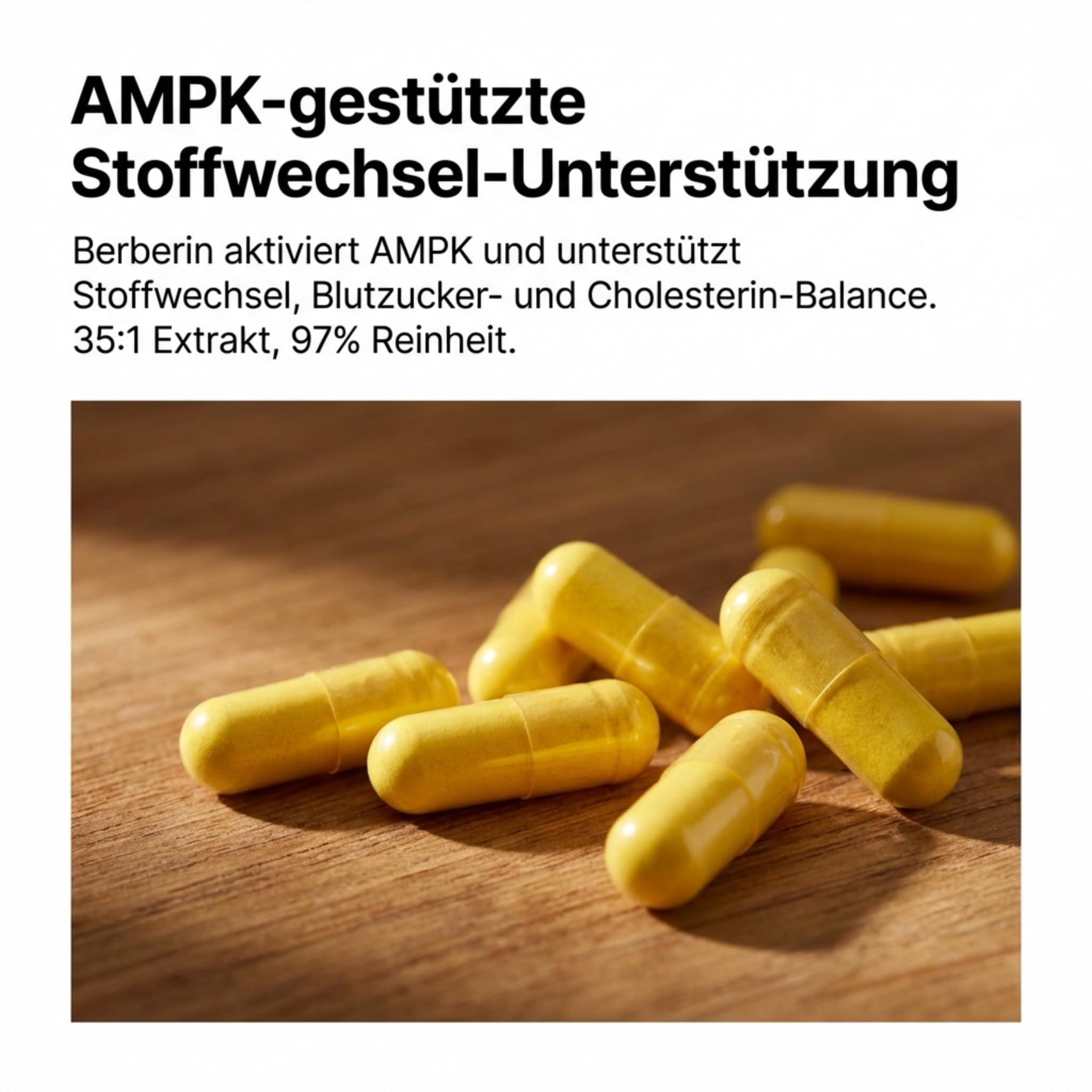 NOOP Berberin HCl Kapseln hochdosiert – 35:1 Extrakt aus Berberis Aristata Wurzel, natürliche Unterstützung für Herz und Kreislauf – vegan & laborgetestet, Made in Schweden, 400 mg und 60 Kapseln