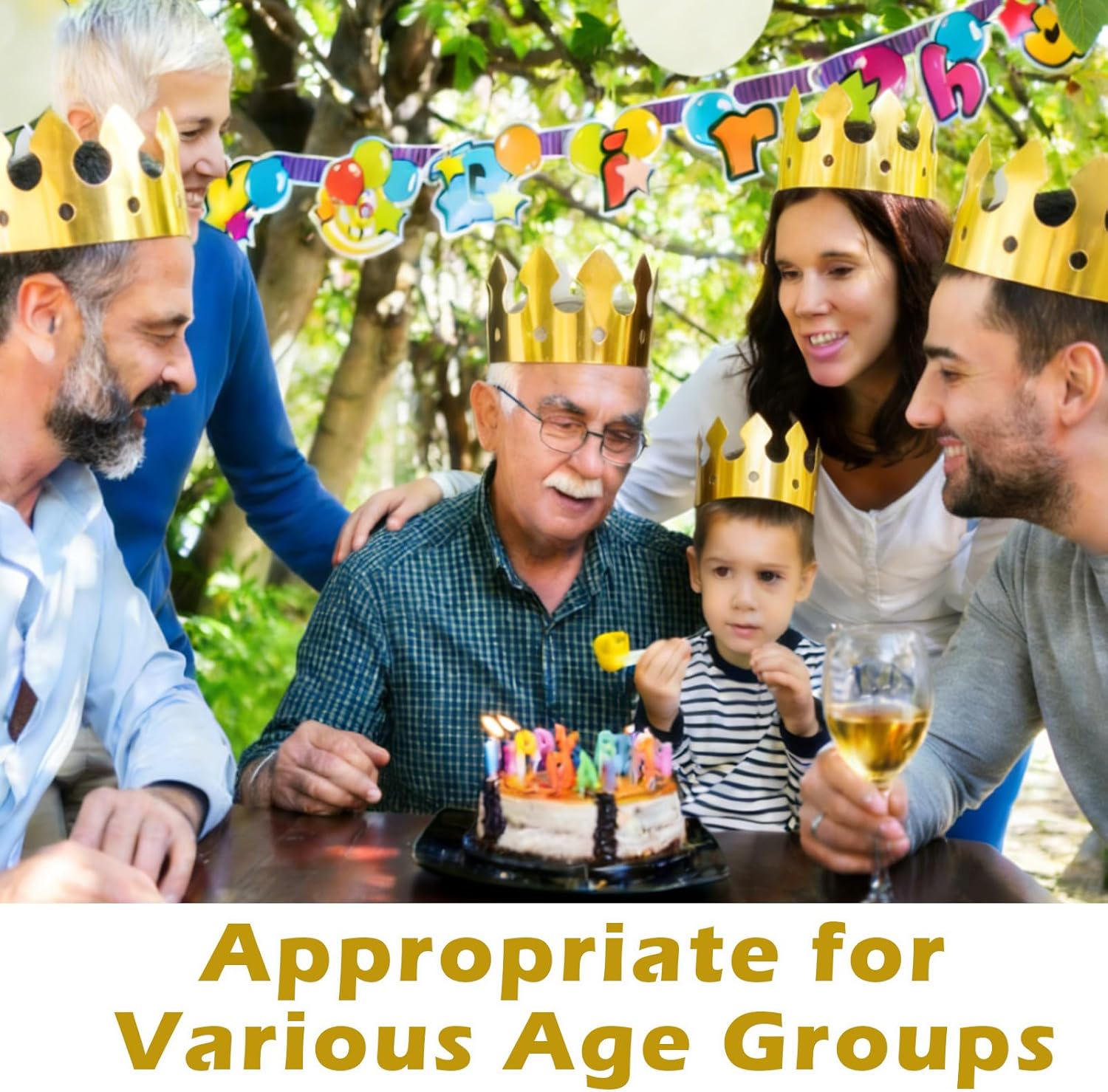 210 Pcs Gold Paper Crowns with Gem Stickers King Crown Princess Hats Bulk for Baby Showers Weddings Birthday Celebration Party Supplies