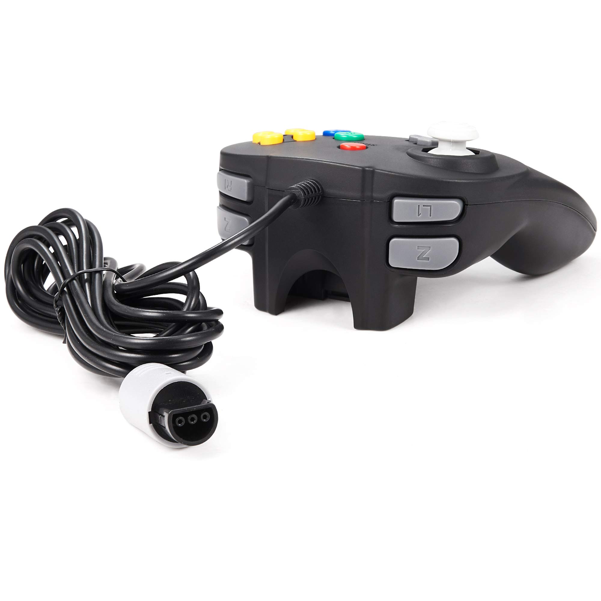 miadore Classic N64 Controller, Retro N64 Wired Remote Joystick Gaming Controller Compatibile con la Console N64 (nero)
