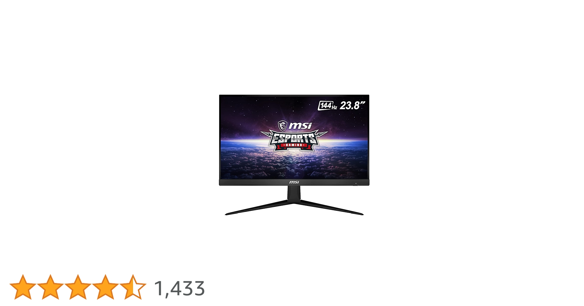 モニターMSI Optix G241 144hz23.8インチ MSI Optix G241 - Redefine eSports rules | eSports Gaming