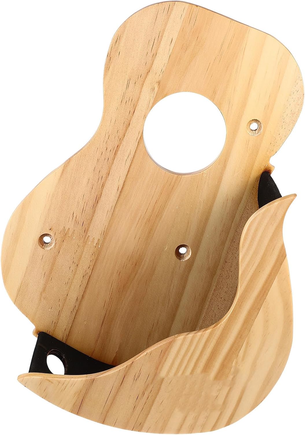 Ukulele Wall Hanger Wooden Guitar Rack Easy to Install Protects String Music Instruments for Home and Living Room Display