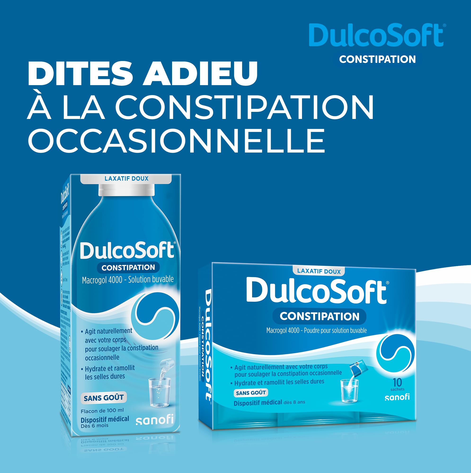 DulcoSoft estreñimiento solución oral 100 ml – Laxante suave – Dispositivo médico – Alivia el estreñimiento ocasional de manera eficaz y suave – Sin sabor, sin azúcar, sin gluten sin lactosa