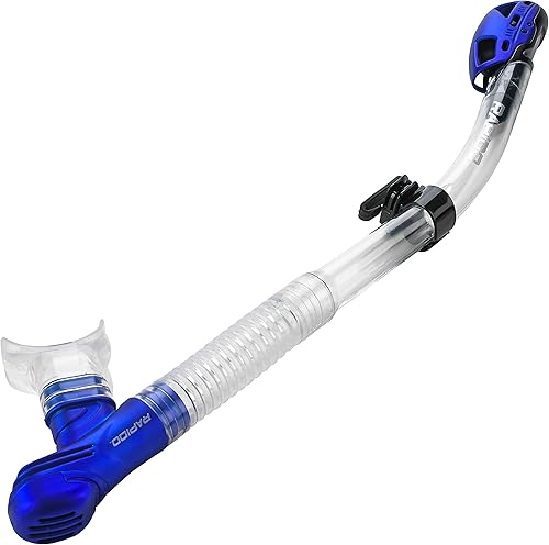 Miniatura 7 de Phantom Aquatics Rapido Boutique Collection Clareza - Juego de esnórquel seco de tres ventanas de cristal templado, ideal para máscara de viaje y