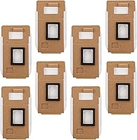 Vista 1 de Paquete de 8 bolsas de polvo para aspiradora Roborock S7 / S7+ muelle de vacío automático, bolsa de repuesto de gran capacidad de 3L