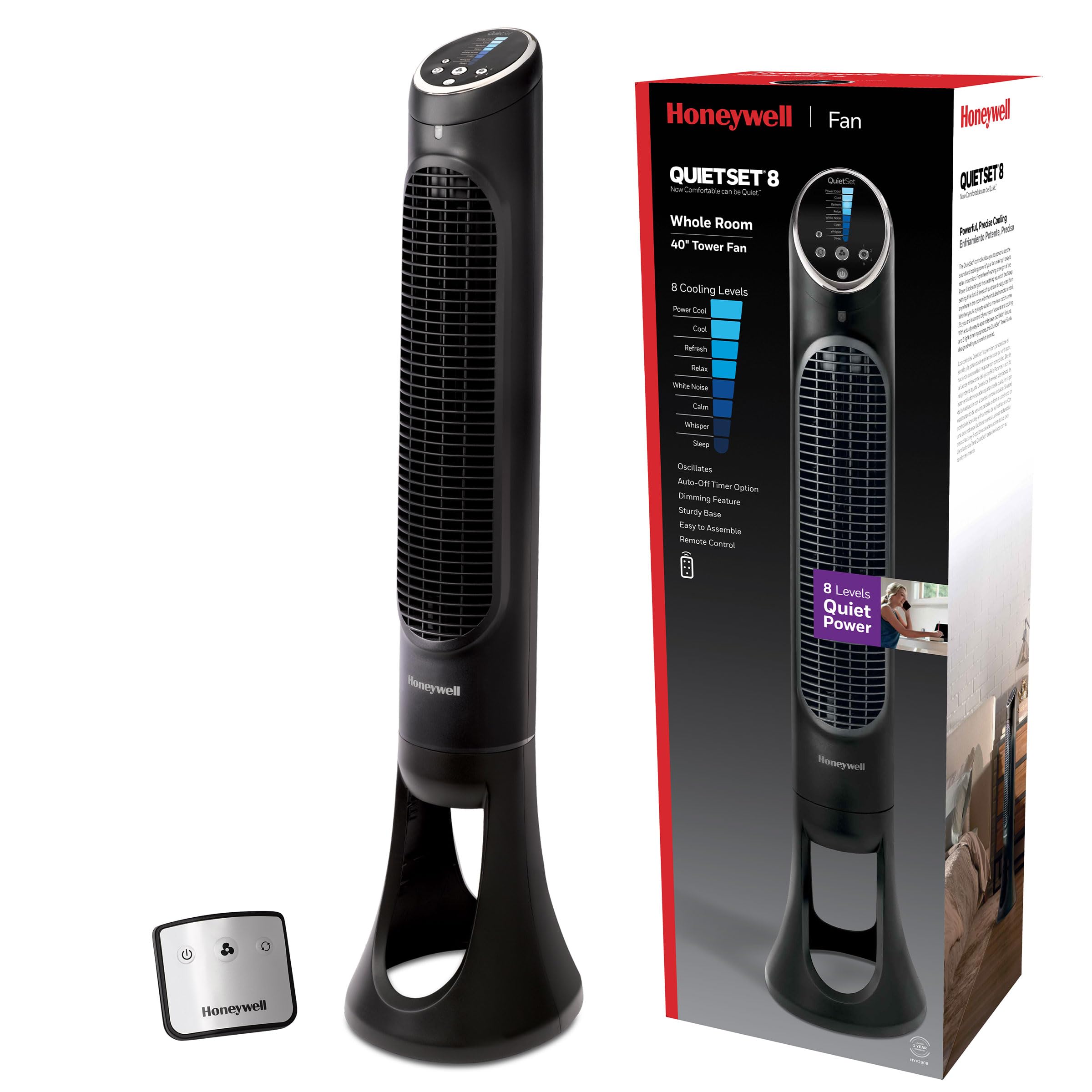 Honeywell QuietSet Whole Room Tower Fan