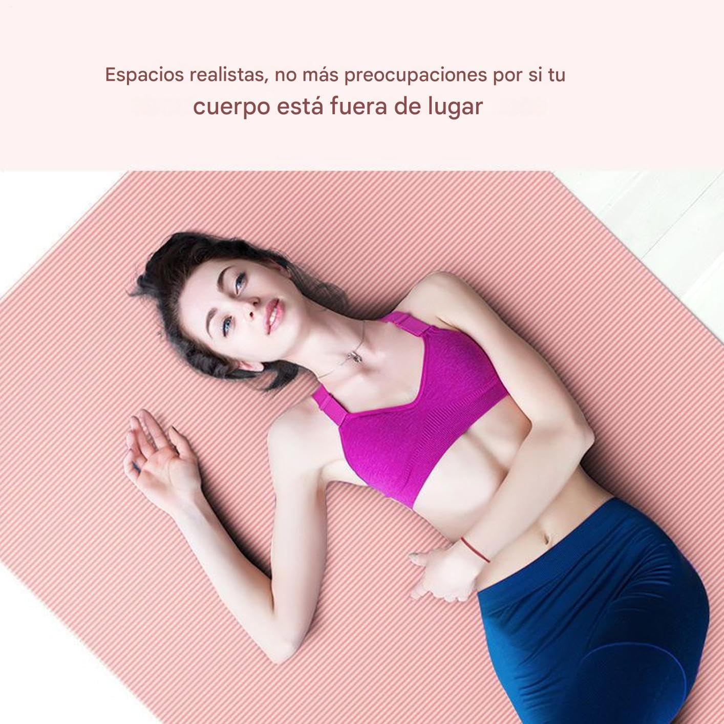 Alfombrillas De Yoga Antideslizantes - Tapete Antideslizante | Para Ejercicio Accesorios Gimnasio Casa | Colchoneta Fitness Pilates Ligera Extra Gruesa - Para Gimnasio En Casa Estiramiento