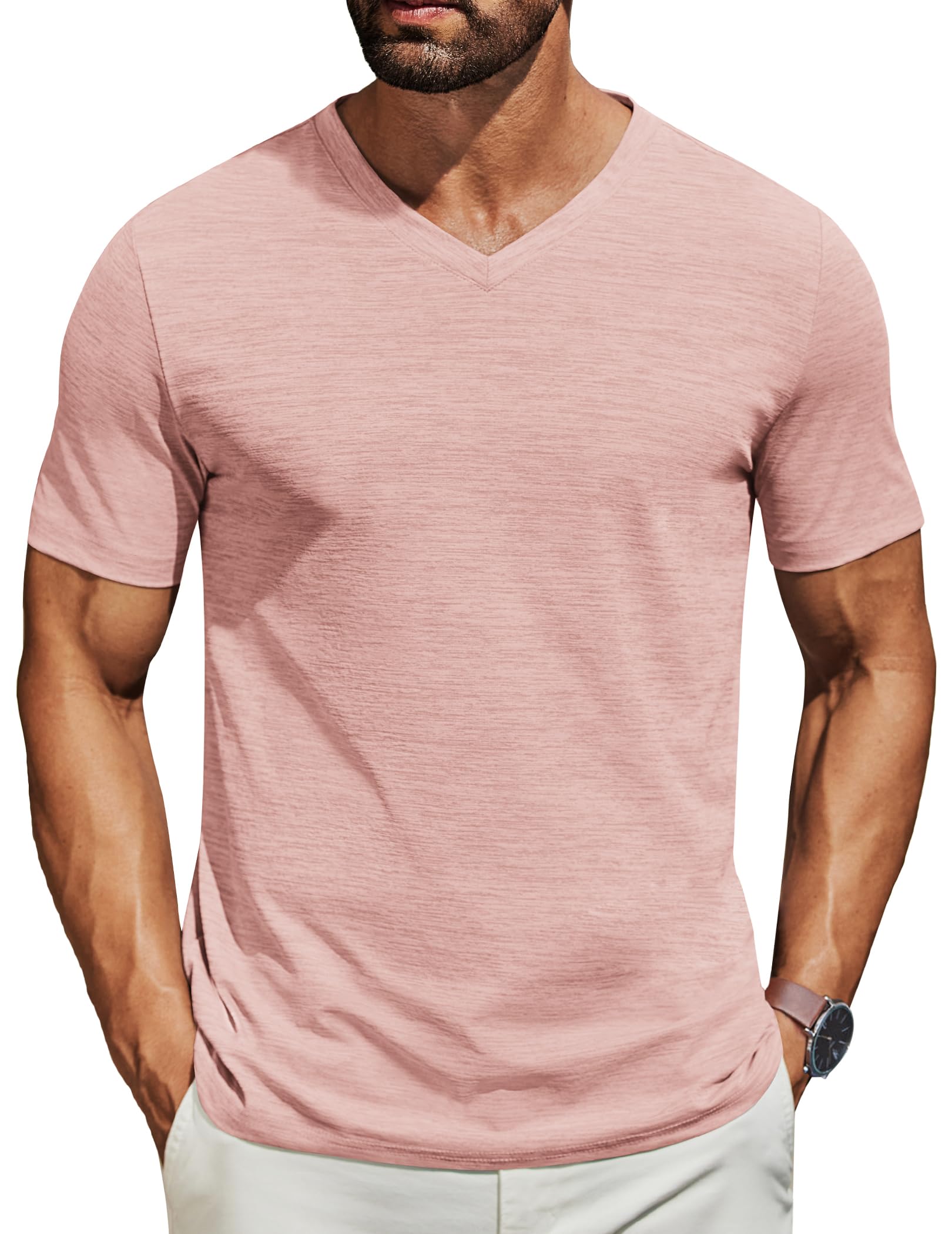COOFANDY Men's Classic V-Neck T-Shirt