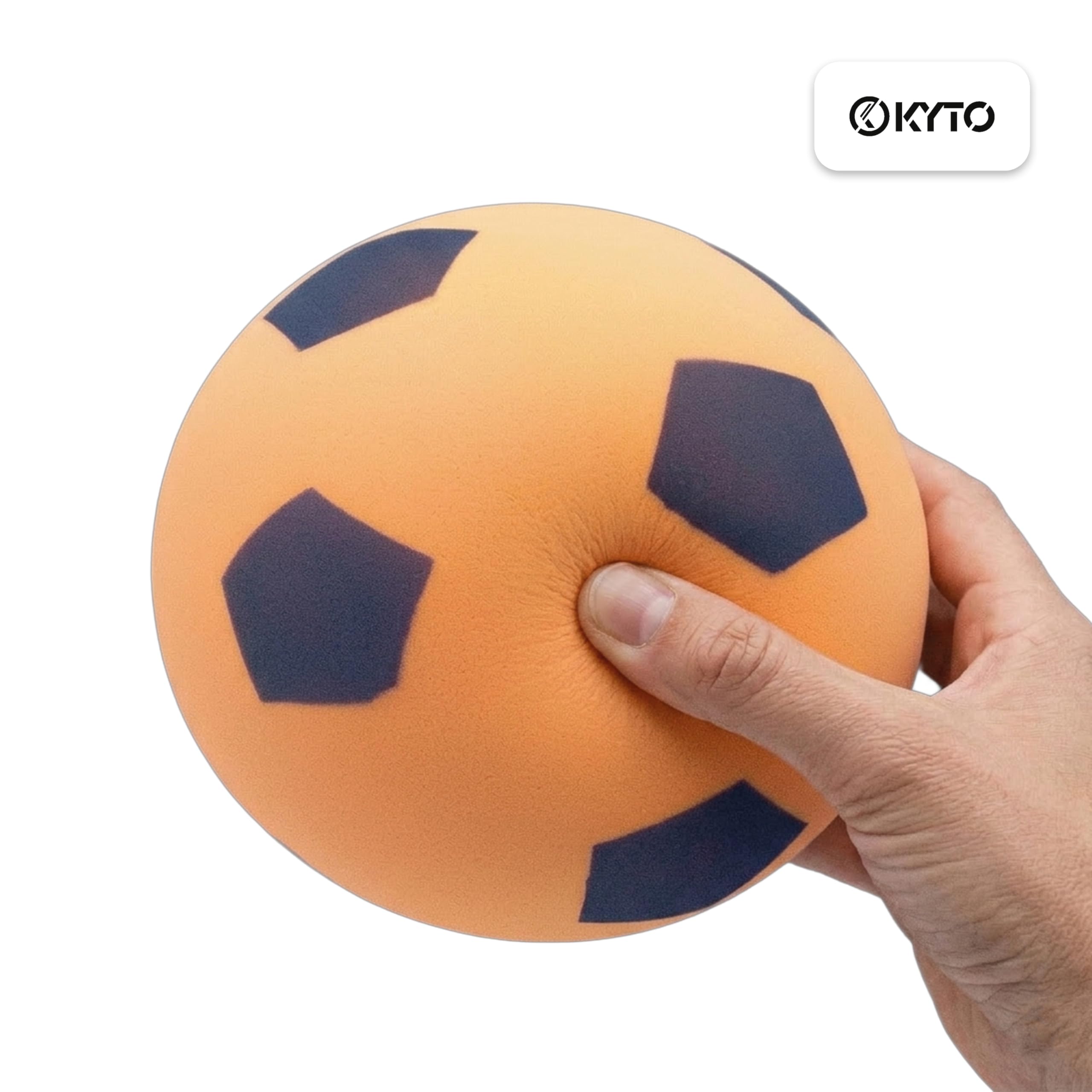 Kyto Softball 20cm Schaumstoff Ball | Fußball für Outdoor und Indoor | geeignet für Kinder ab 36 Monaten