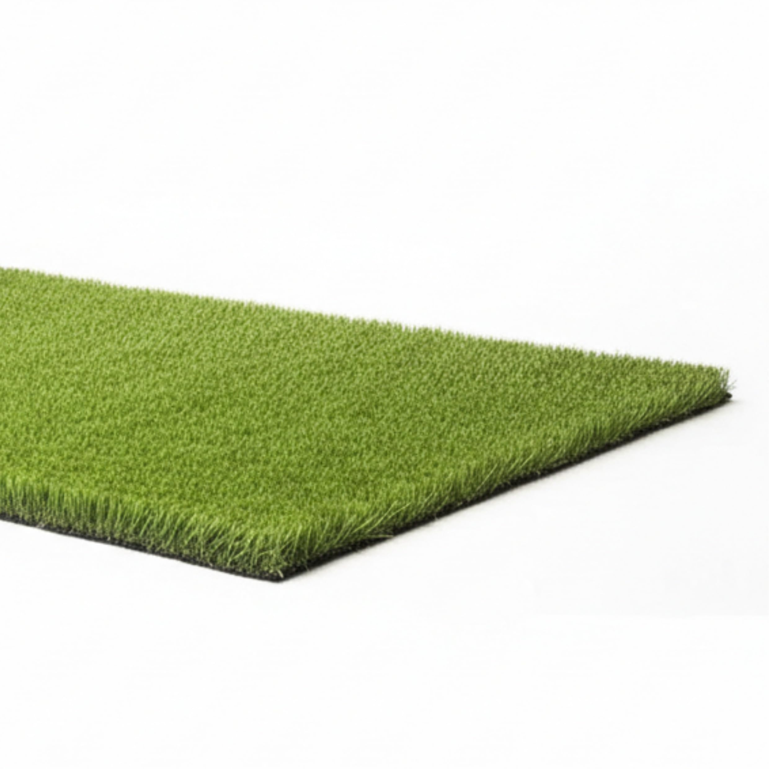 Prato Sintetico Erba Finta da Esterno Giardino Realistica Tappeto Erboso 25 mm Anti UV Atossico Drenante Ideale per Piscina,Terrazzo,Aree Giochi (1x1mt)