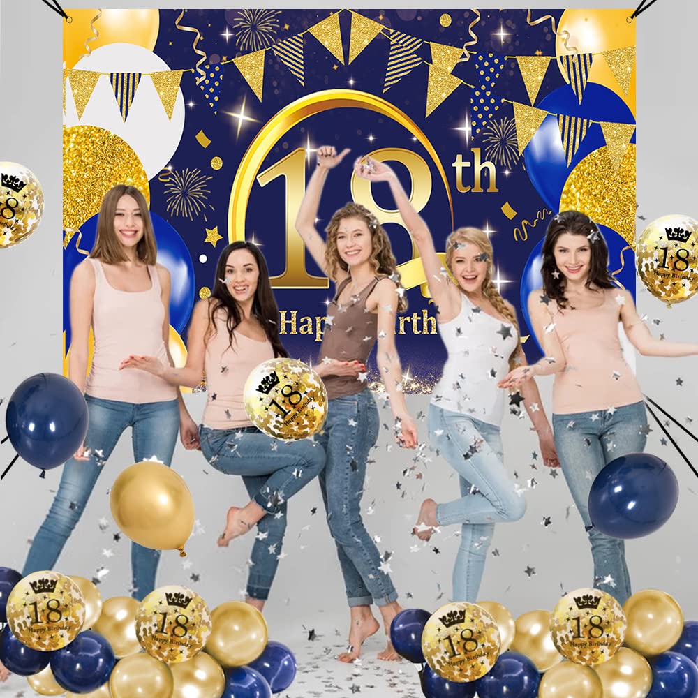 Verjaardagsdecoratie 18e verjaardag - Roségoud - Set van 64 ballonnen Verjaardagsdecoratie 18e verjaardag - Roségoud - Set van 64 ballonnen